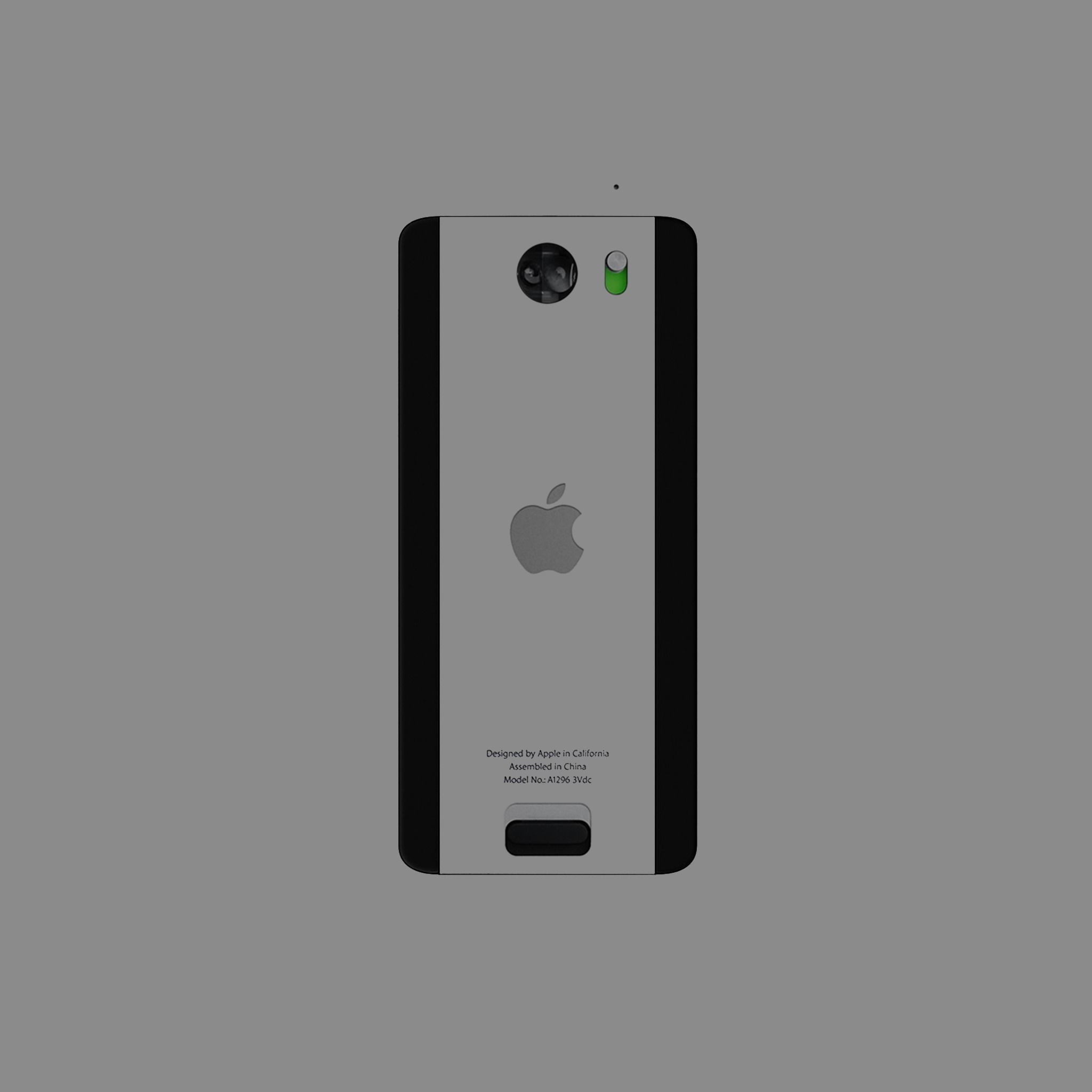 Apple Keyboard MB110 and Magic Mouse Low-poly 3D model_31