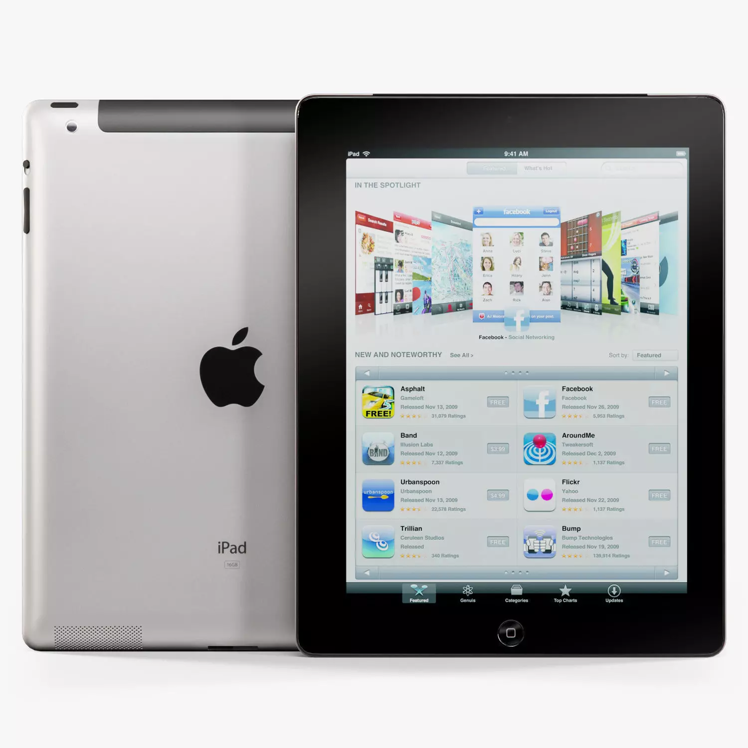 Apple iPad 2 3G tablet Low-poly 3D model_0