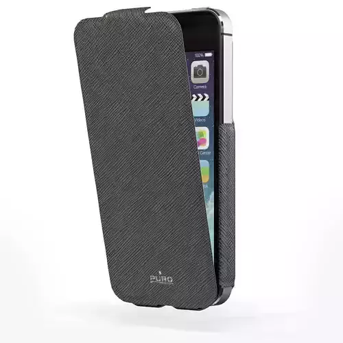 Apple iPhone 5S with Case Puro Ultra Slim Low-poly 3D model