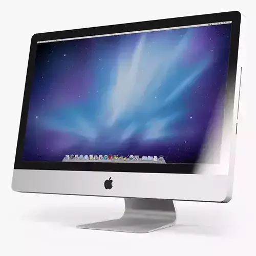 Apple IMac 27 low-poly