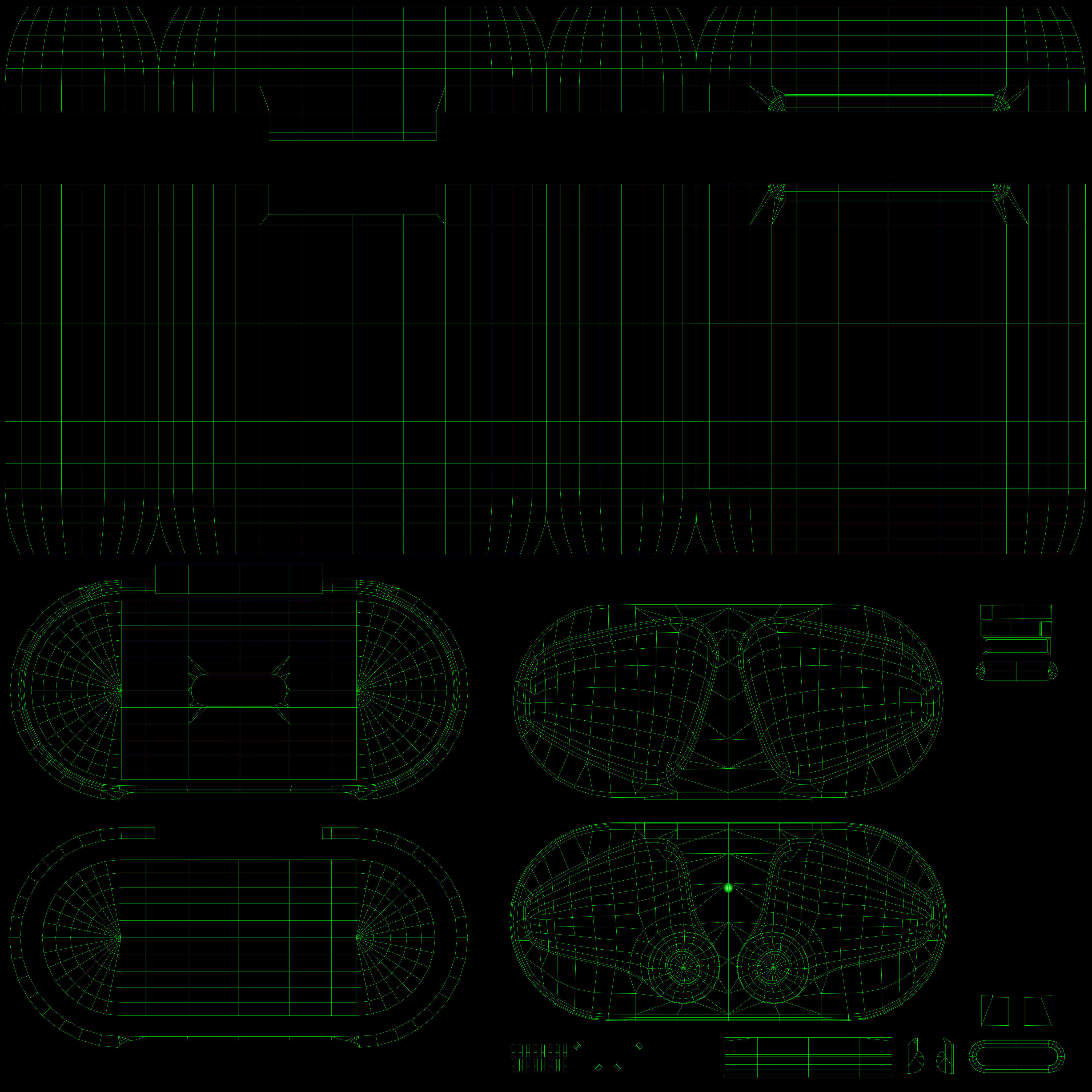 Apple AirPods wireless bluetooth earphones with Charging Case Low-poly 3D model_41