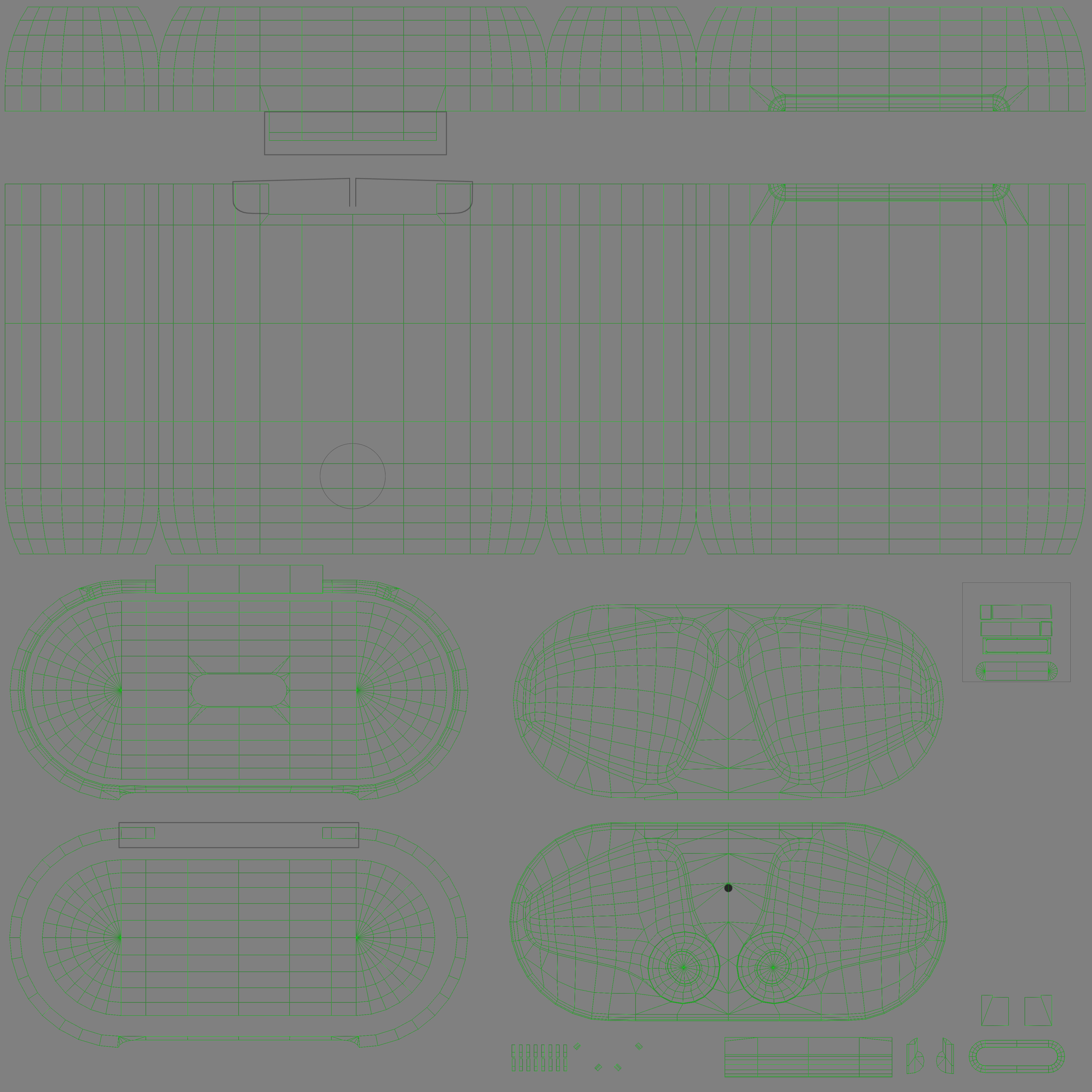 Apple AirPods wireless bluetooth earphones with Charging Case Low-poly 3D model_43