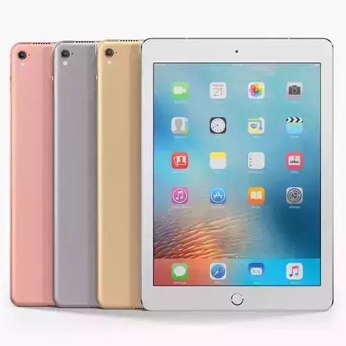 Apple iPad Pro 9-7 tablet Low-poly 3D model