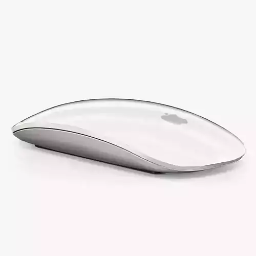 Apple Magic Mouse Low-poly 3D model