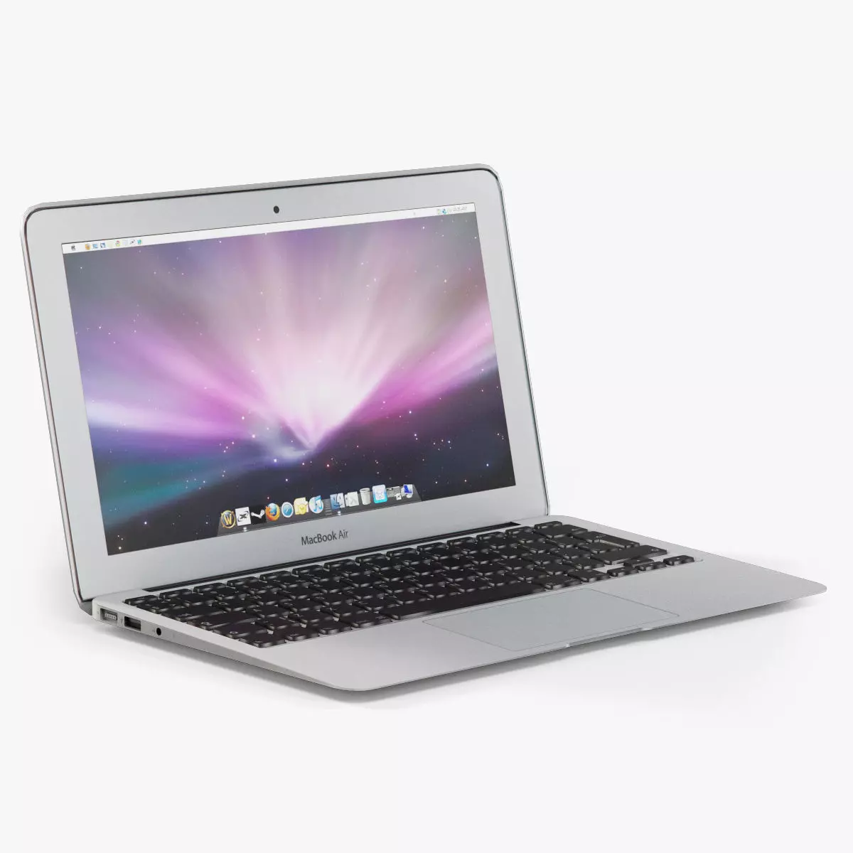 Apple MacBook Air 11 Low-Poly Low-poly 3D model_0