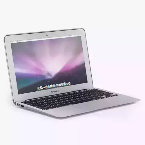 Apple MacBook Air 11 Low-Poly Low-poly 3D model