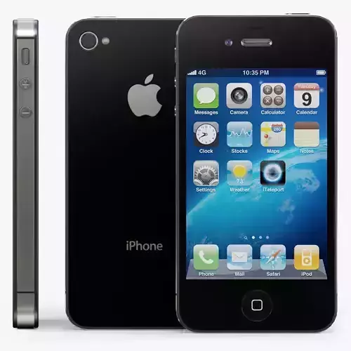 Apple iPhone 4S Low-poly 3D model