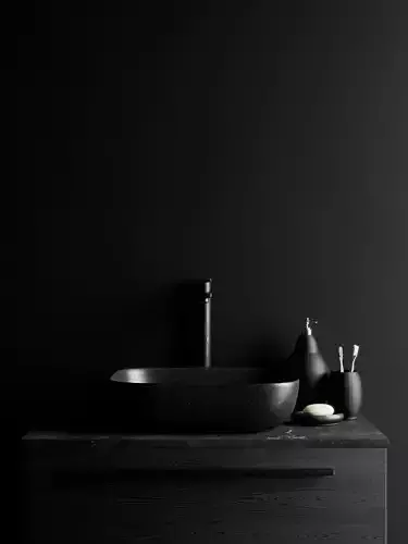 Black Bathroom for Cinema 4D and Corona Renderer