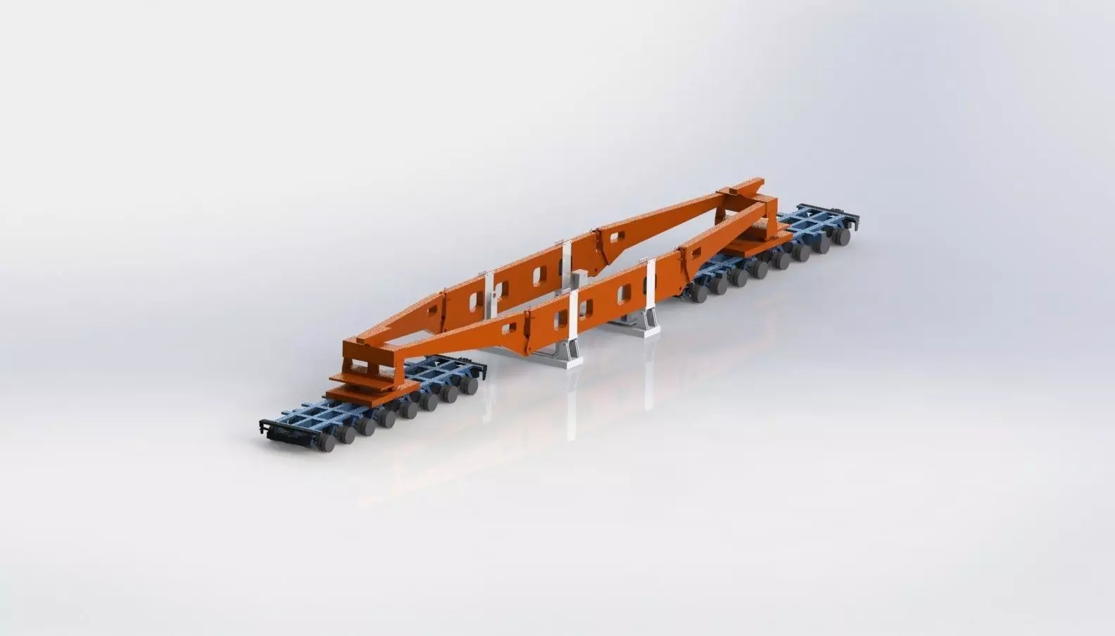 Hydraulic Transport Beams Free 3D model