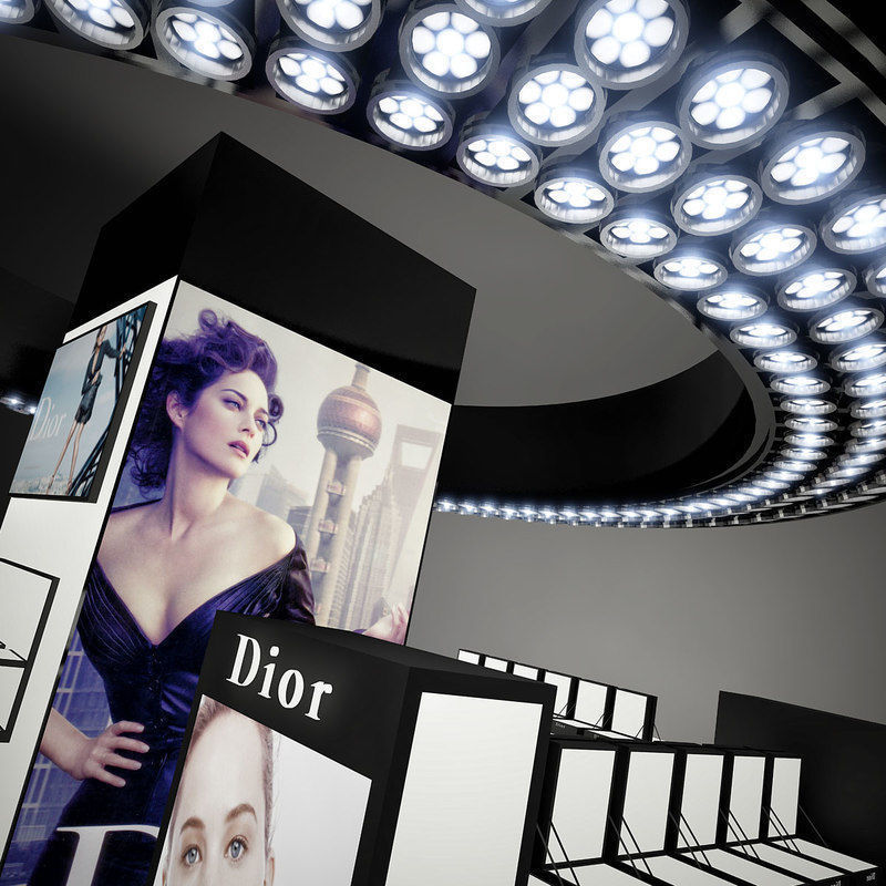 Cosmetics Stand - Dior 3D model_5