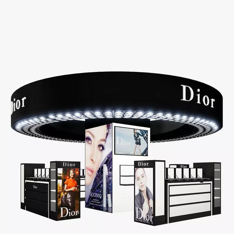 Cosmetics Stand - Dior 3D model_0
