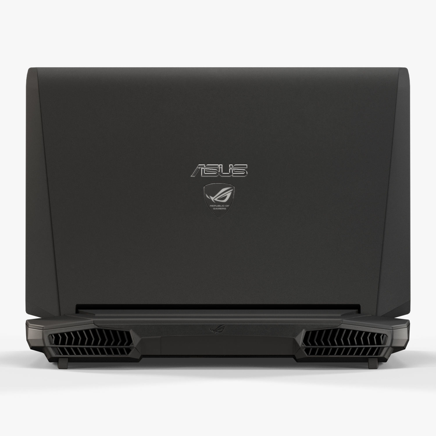 Asus ROG G750JH gaming laptop Low-poly 3D model_8