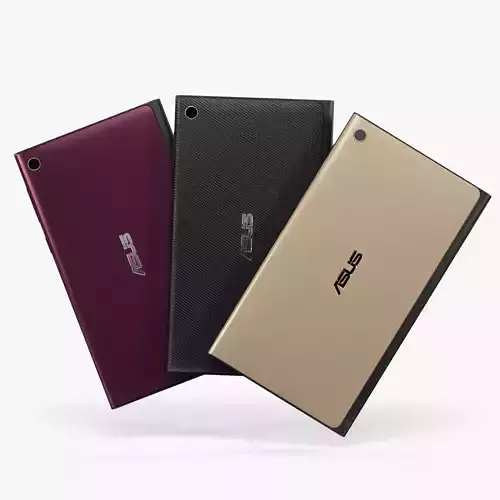 Asus MeMo Pad 7 ME572C tablet Low-poly 3D model