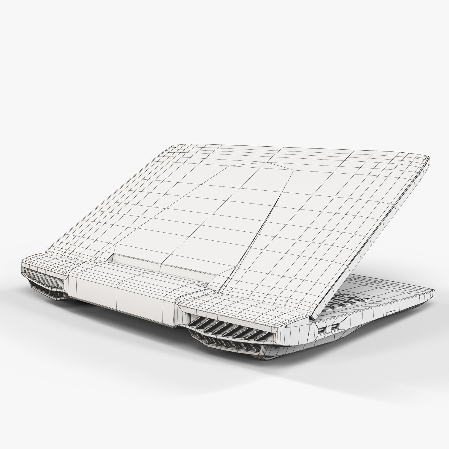 Asus ROG G751JY gaming laptop Low-poly 3D model_22