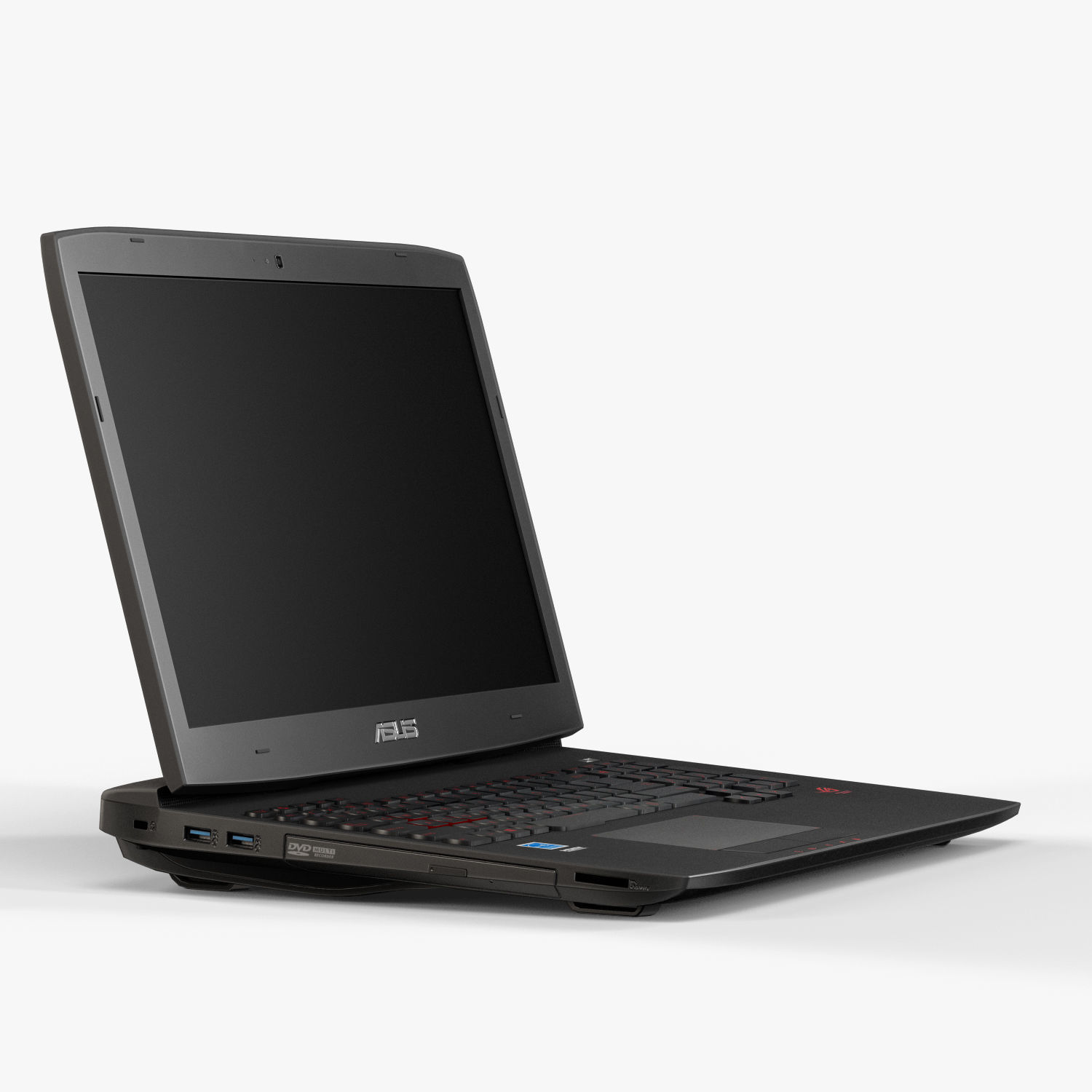 Asus ROG G751JY gaming laptop Low-poly 3D model_18