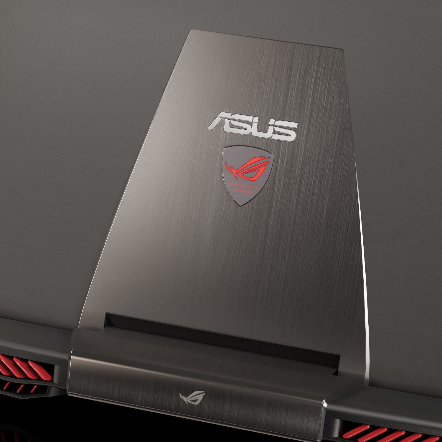 Asus ROG G751JY gaming laptop Low-poly 3D model_8