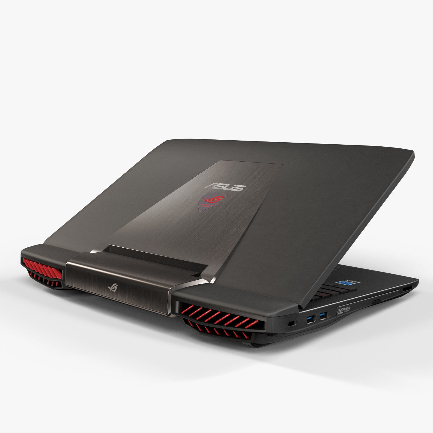 Asus ROG G751JY gaming laptop Low-poly 3D model_19