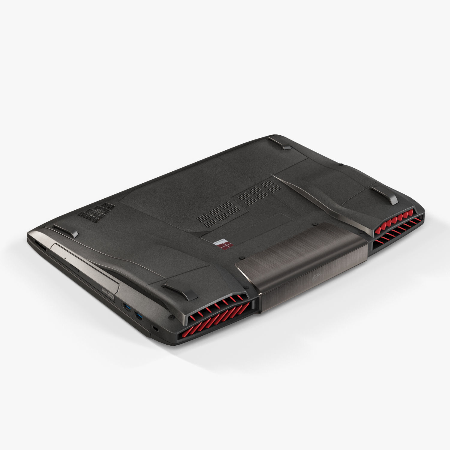 Asus ROG G751JY gaming laptop Low-poly 3D model_17