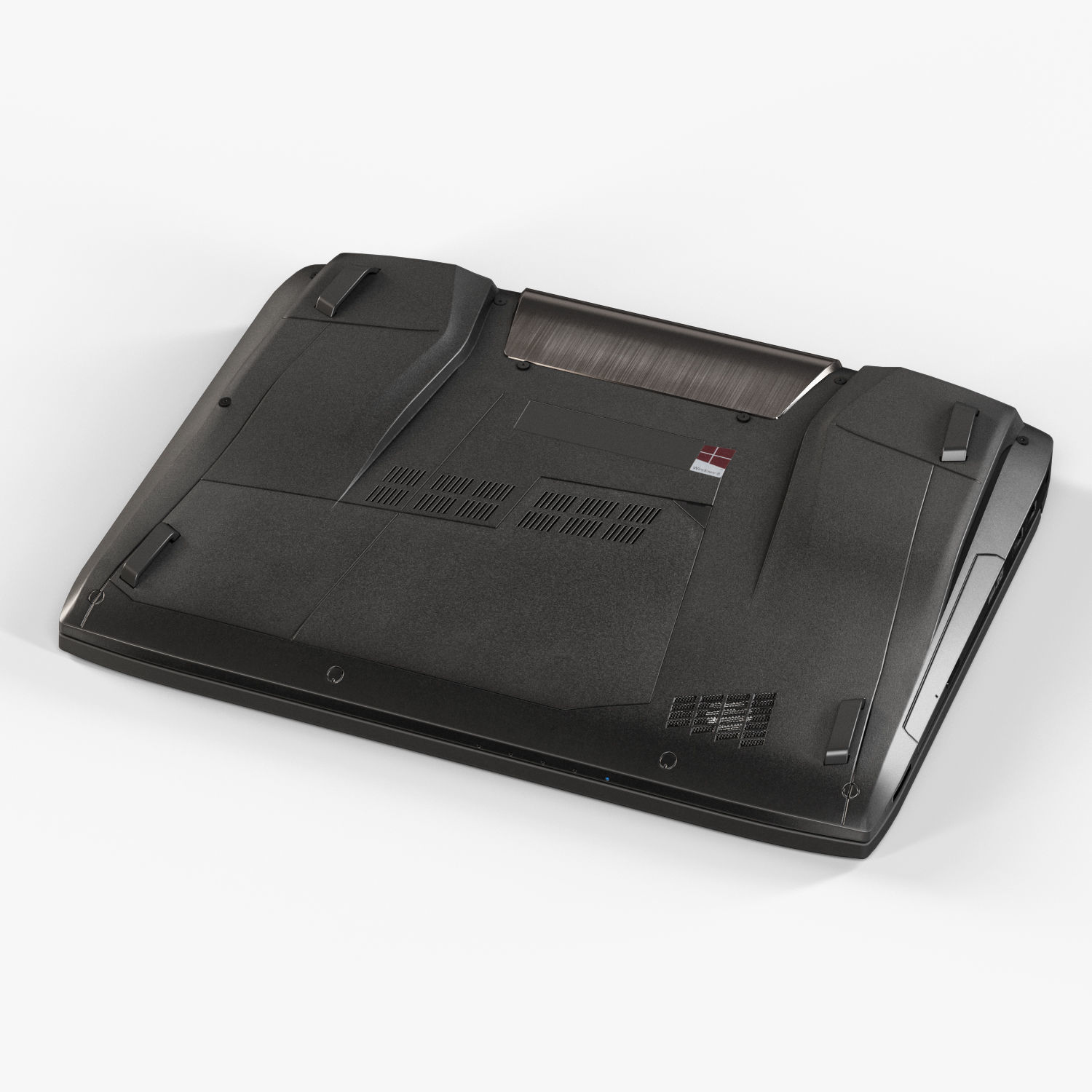 Asus ROG G751JY gaming laptop Low-poly 3D model_16