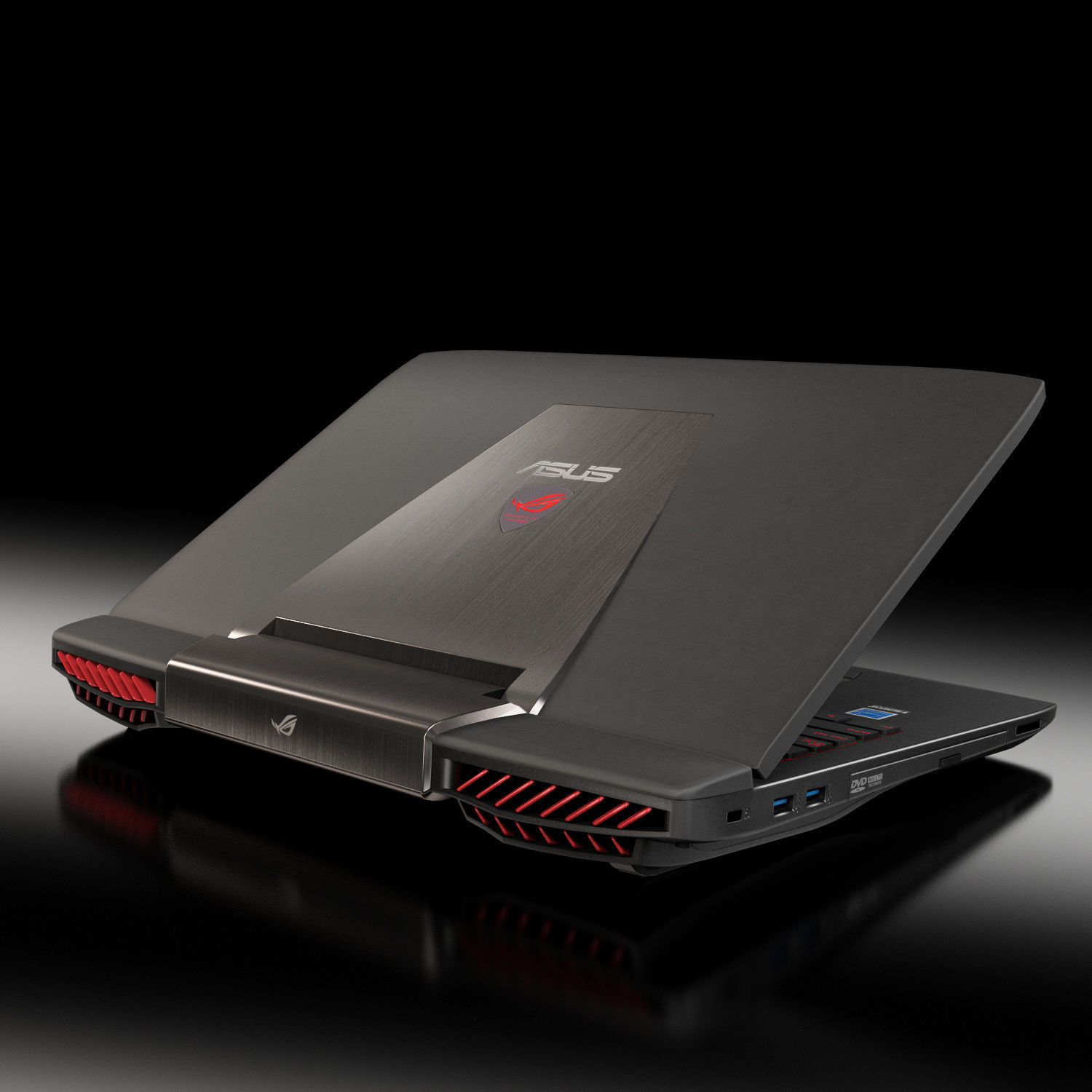 Asus ROG G751JY gaming laptop Low-poly 3D model_7