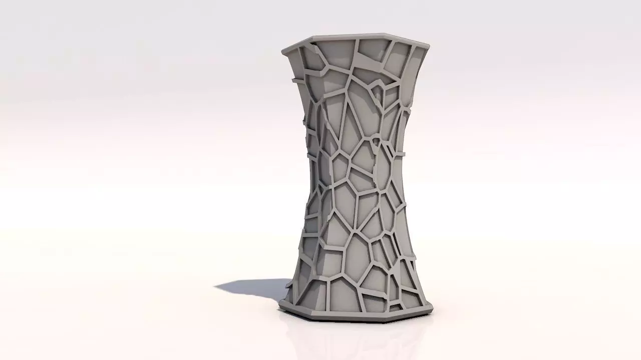 vaso voronoi v4 3d print 3D print model_0
