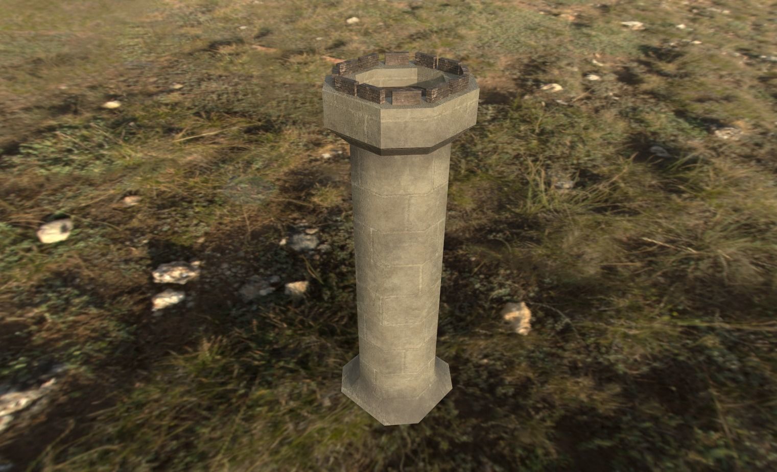 Medieval Town Kit  Low-poly 3D model_14