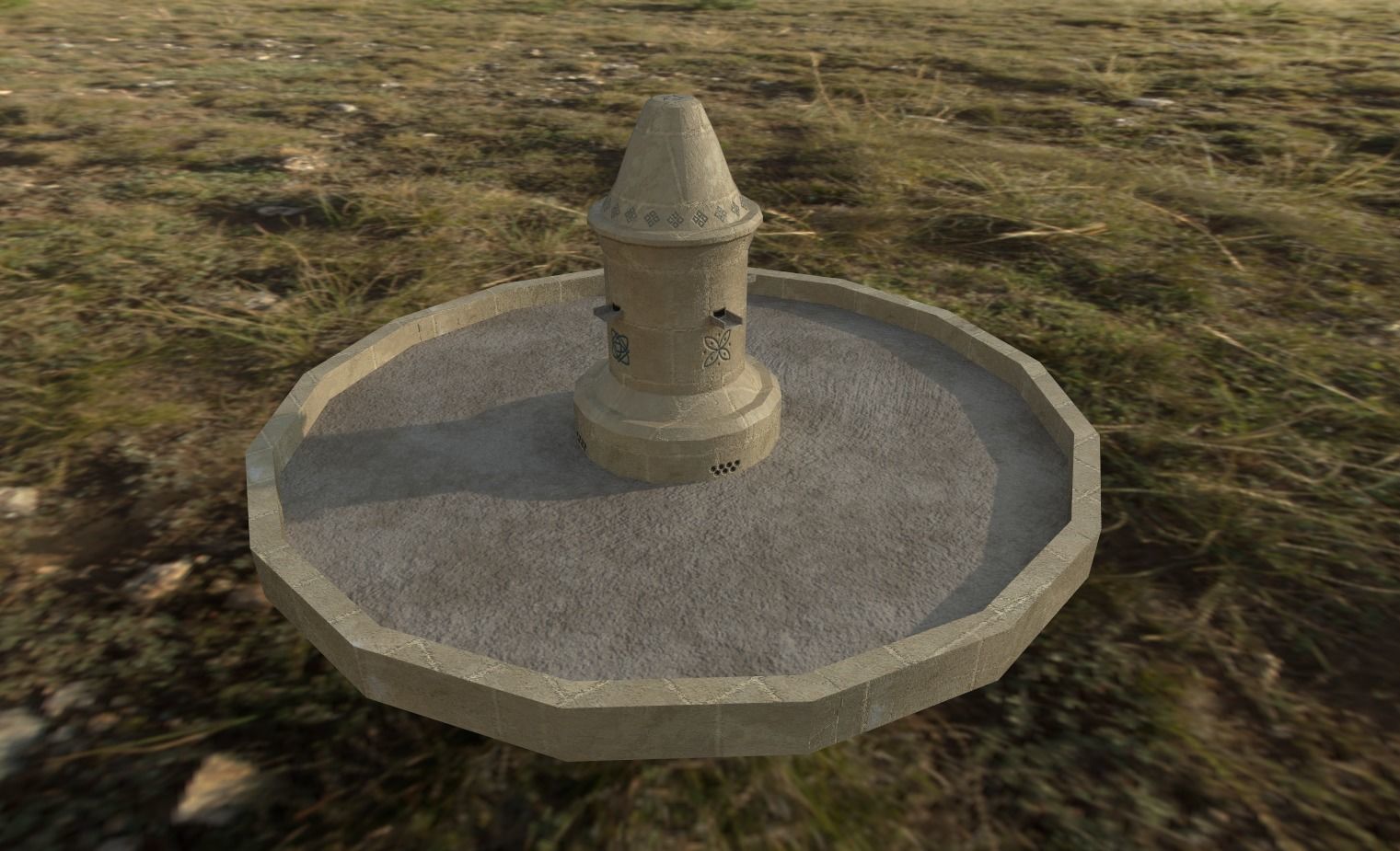 Medieval Town Kit  Low-poly 3D model_6