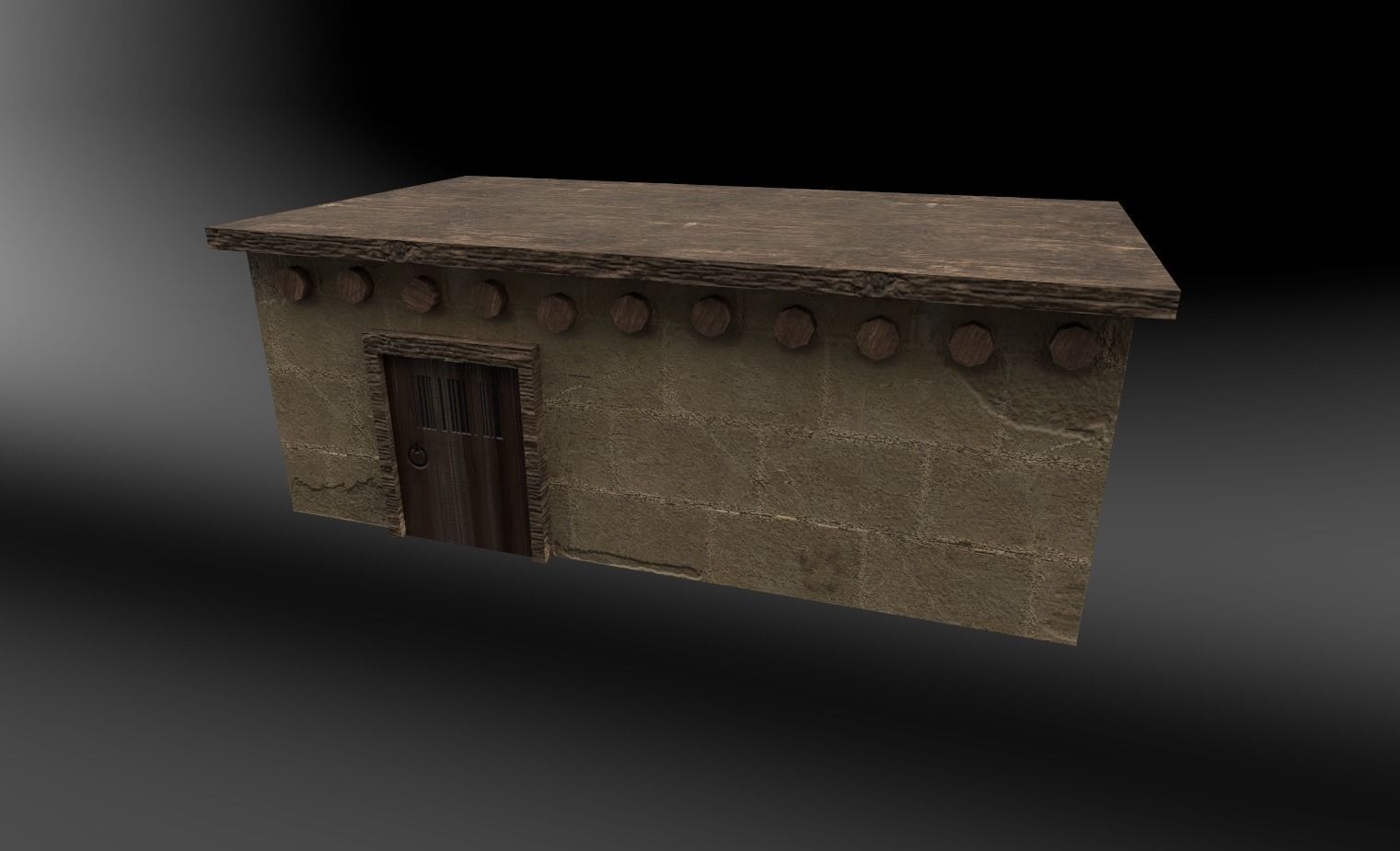 Medieval Town Kit  Low-poly 3D model_9