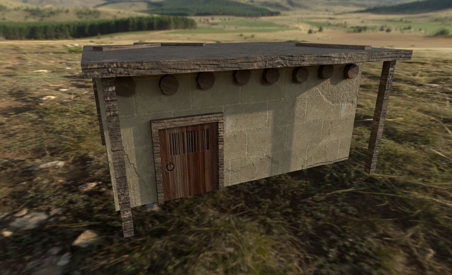 Medieval Town Kit  Low-poly 3D model_8