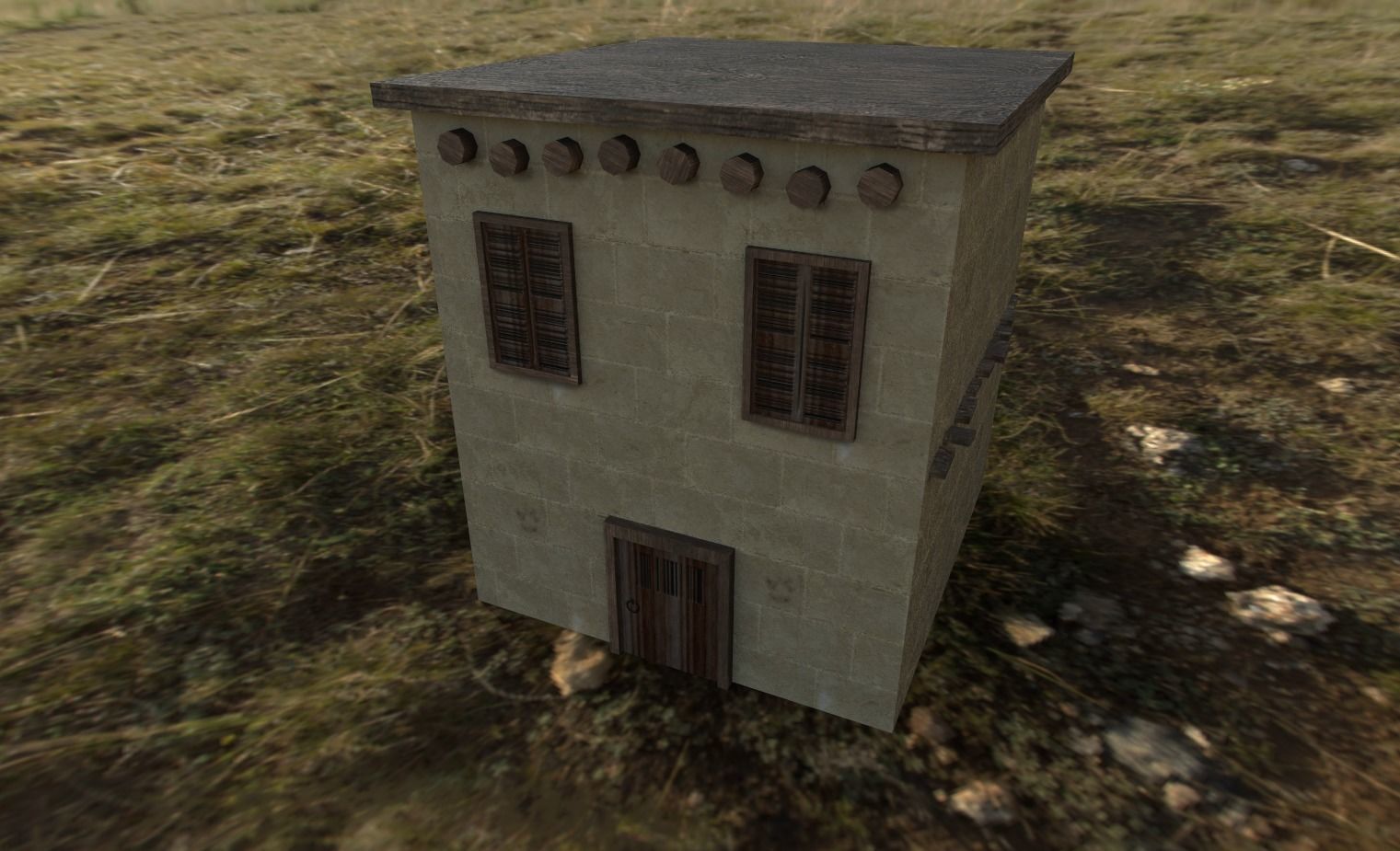 Medieval Town Kit  Low-poly 3D model_15