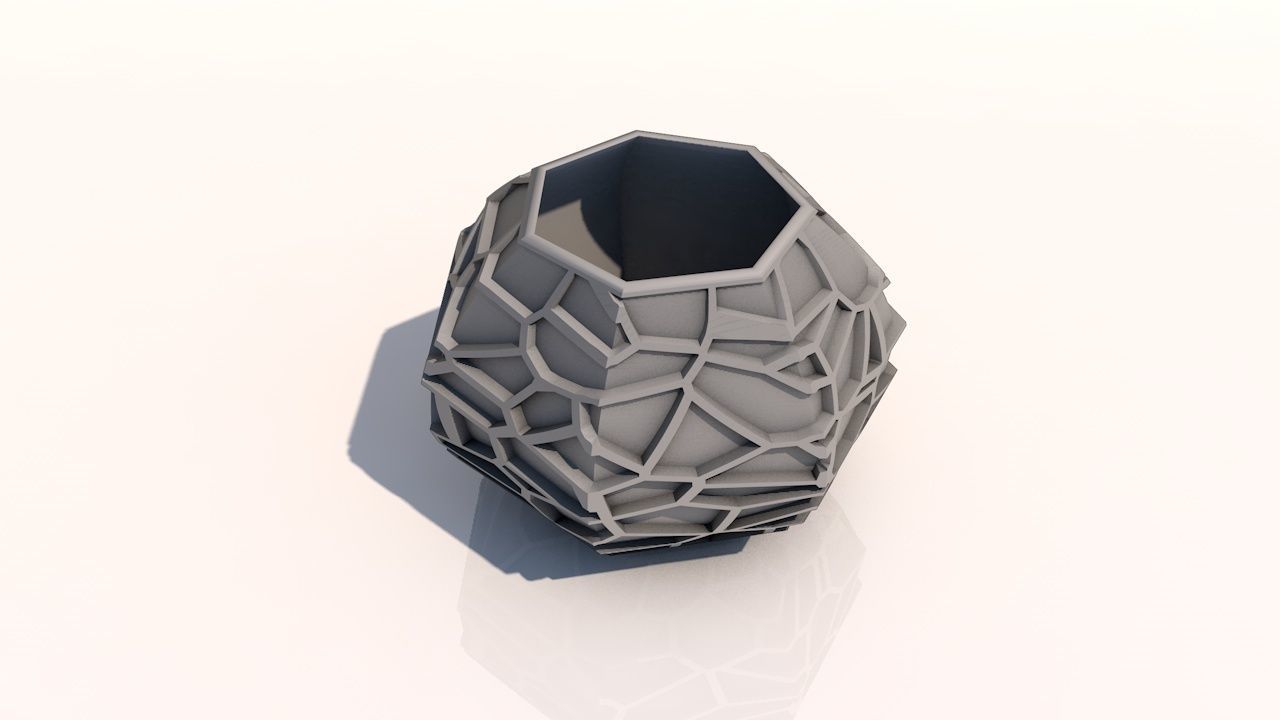 vaso voronoi v5 3d print 3D print model_1