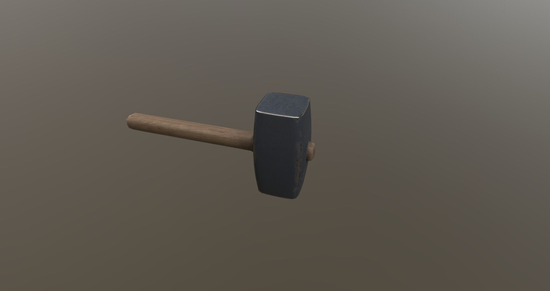 Craft survival tools puck  Low-poly 3D model_1