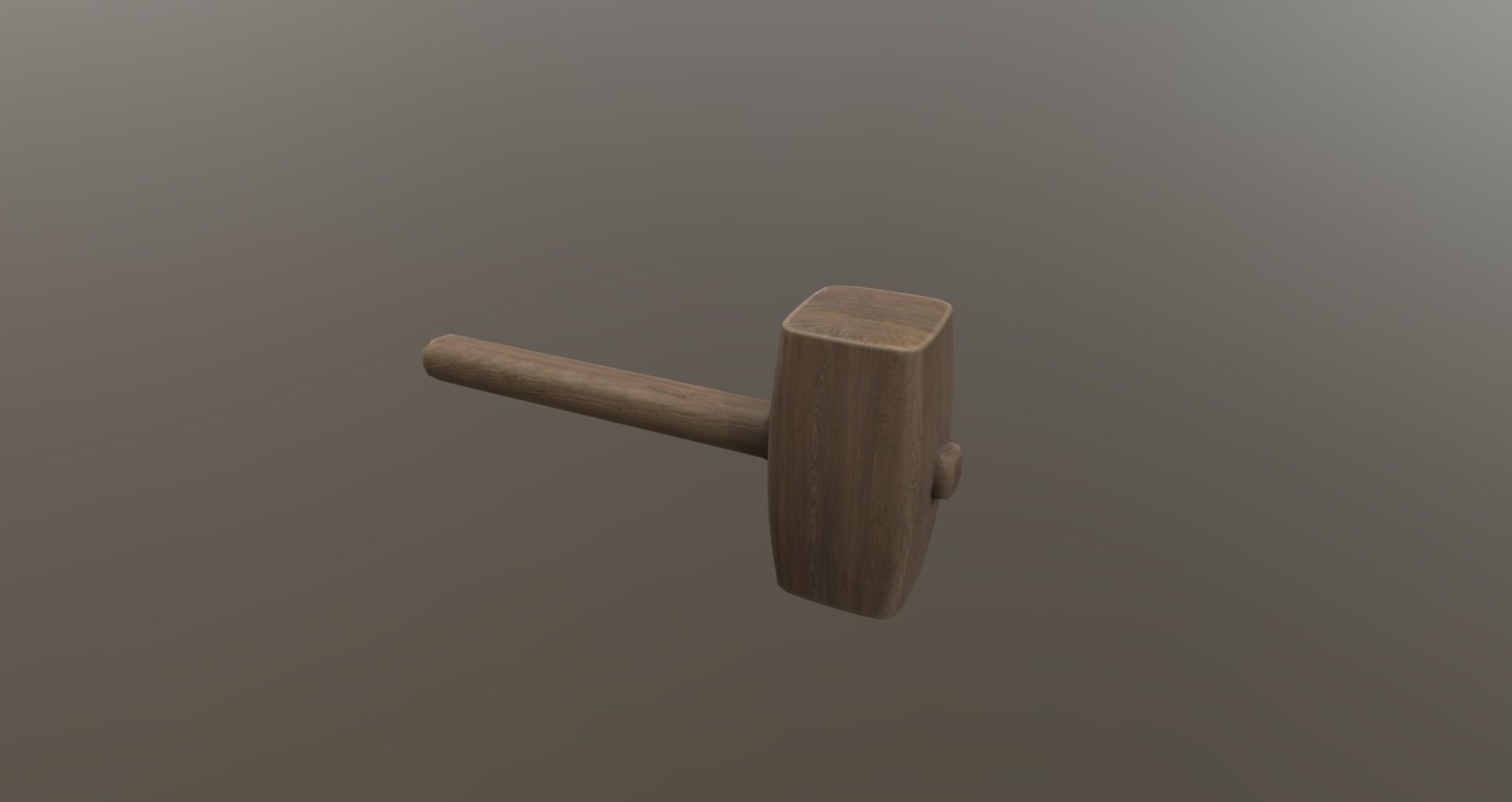 Craft survival tools puck  Low-poly 3D model_3