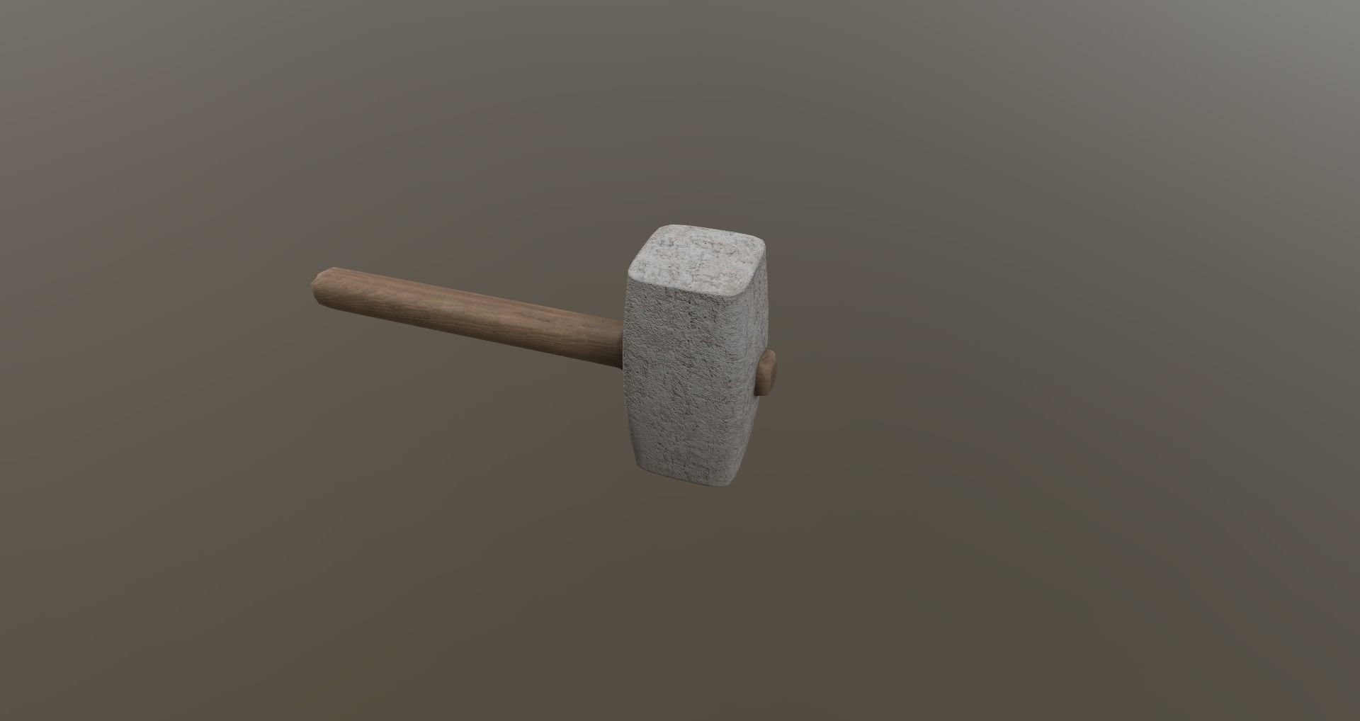 Craft survival tools puck  Low-poly 3D model_2