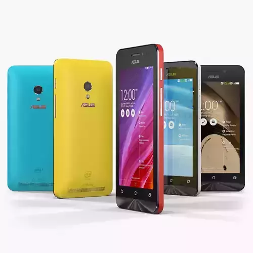 Asus ZenFone 4 A450CG Low-poly 3D model