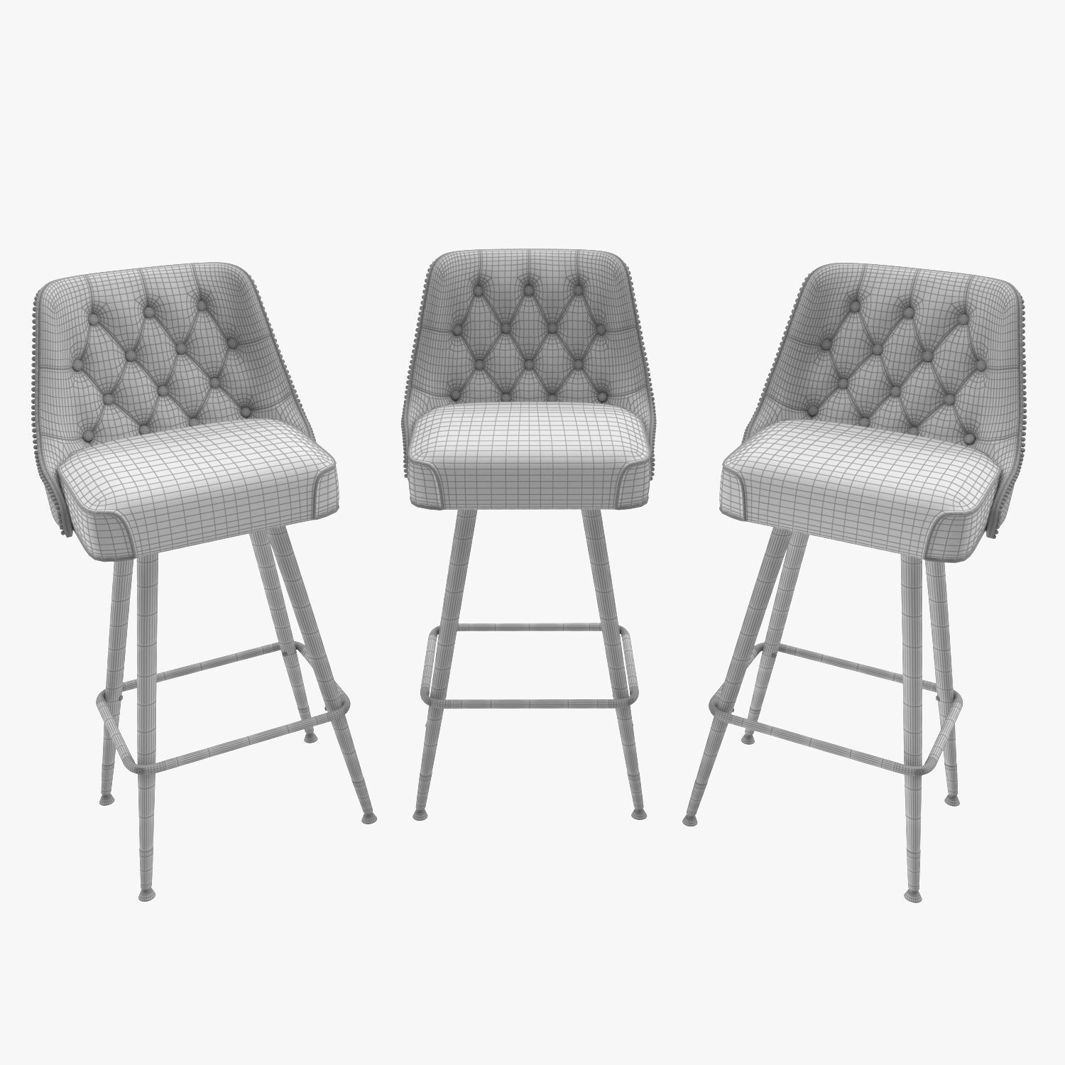 Bar Stool 3D model_18