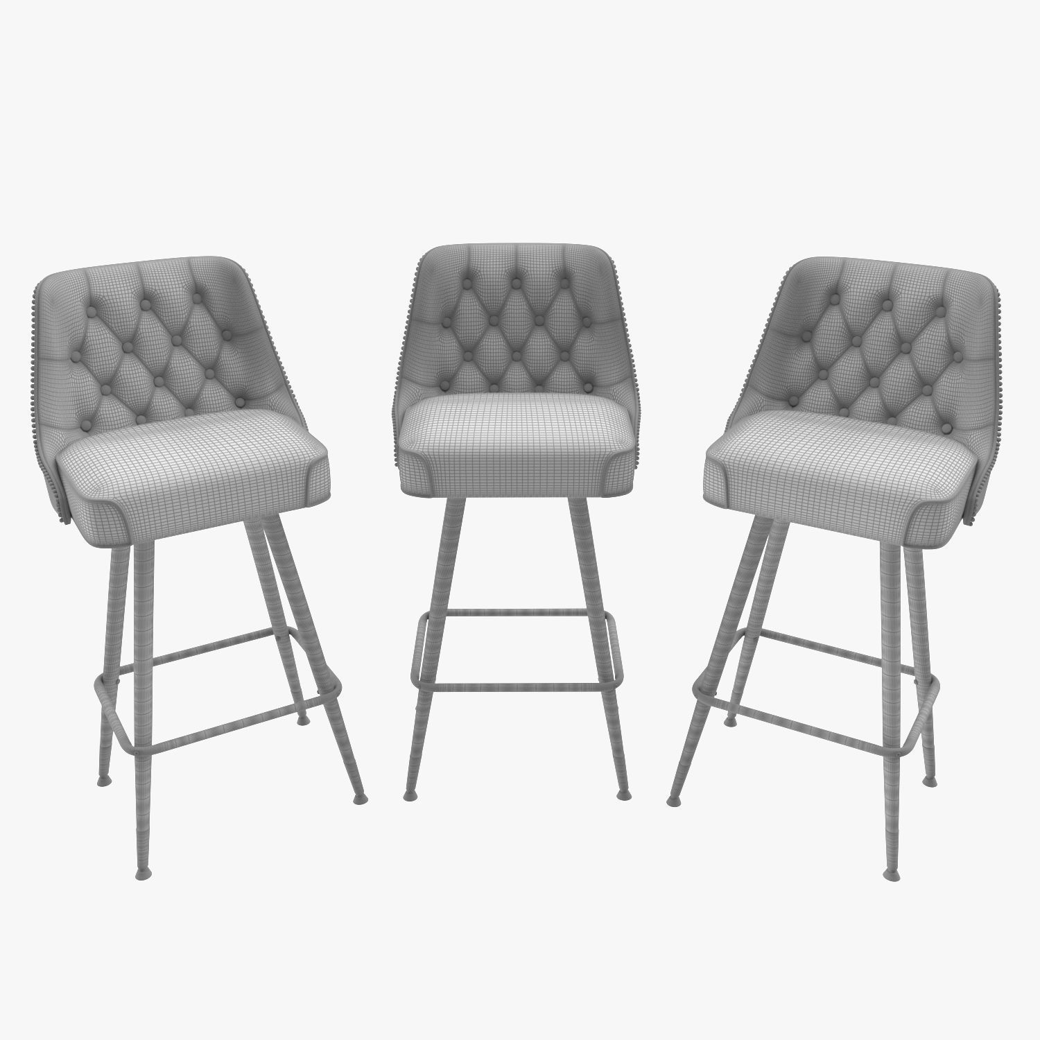 Bar Stool 3D model_19