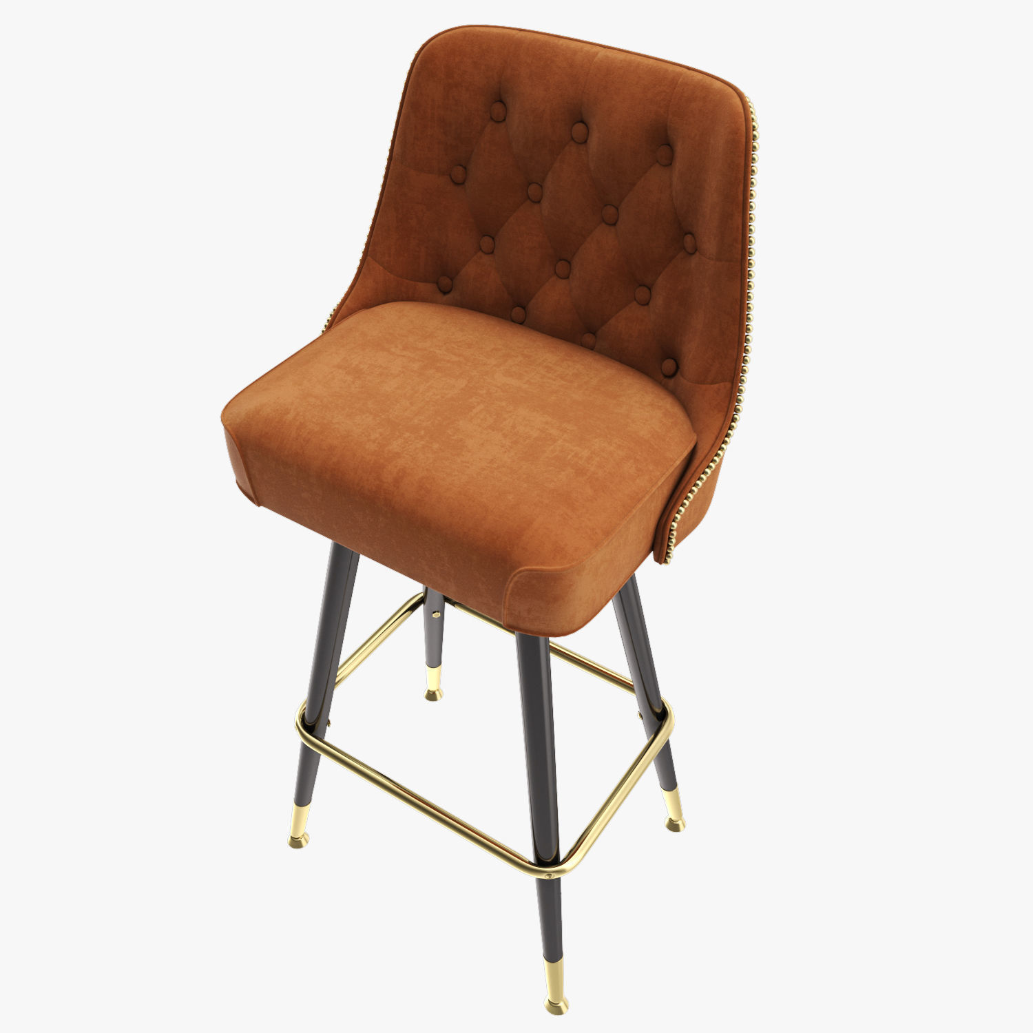 Bar Stool 3D model_9
