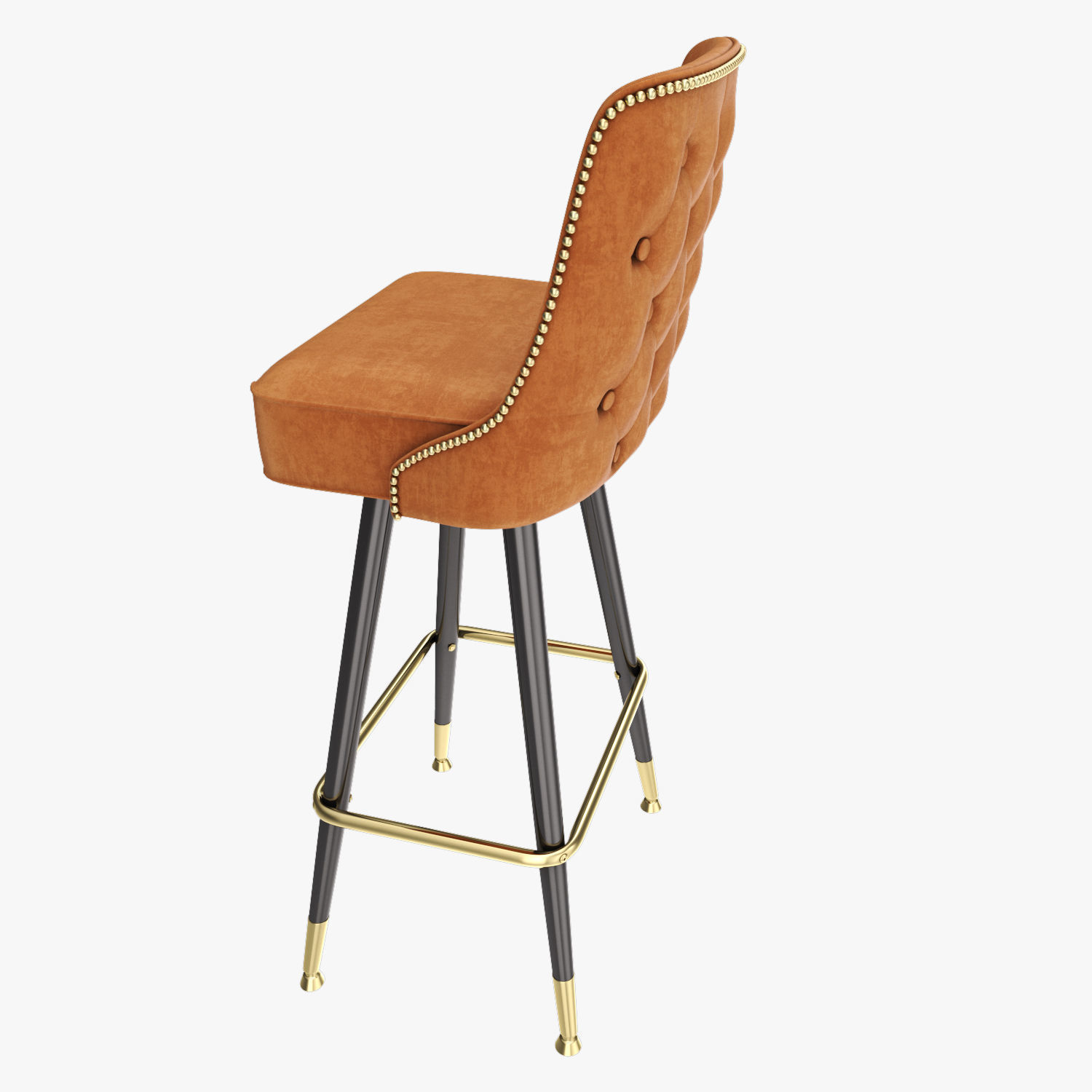 Bar Stool 3D model_7