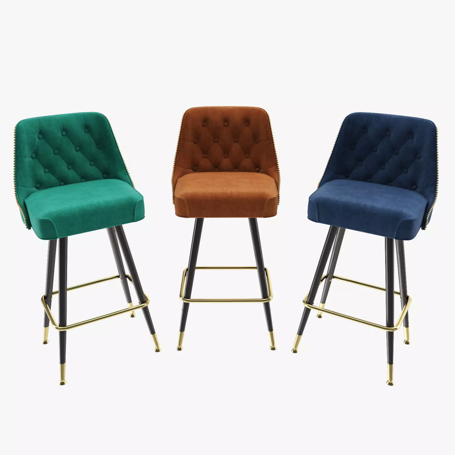 Bar Stool 3D model_0