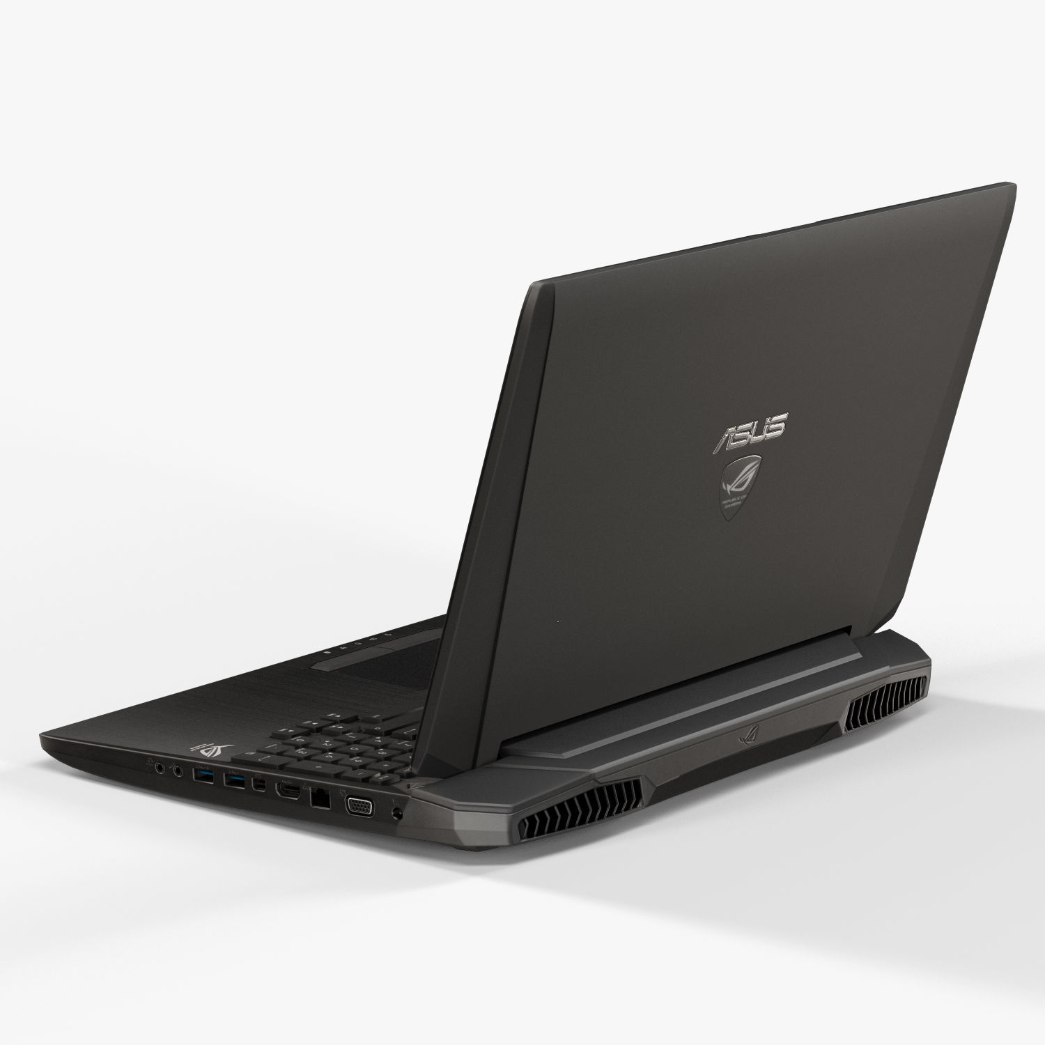 Asus ROG G750JX gaming laptop Low-poly 3D model_9