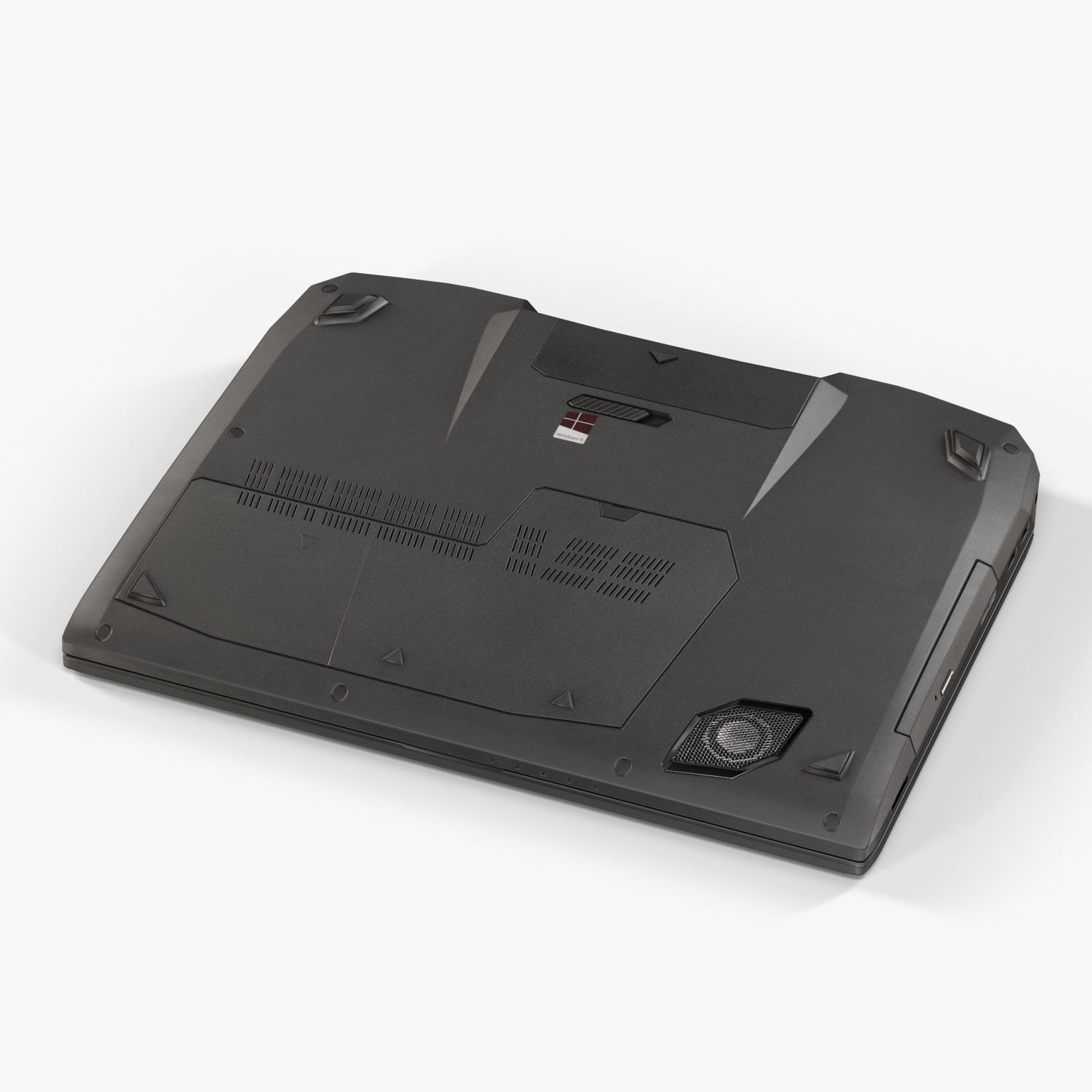 Asus ROG G750JX gaming laptop Low-poly 3D model_16