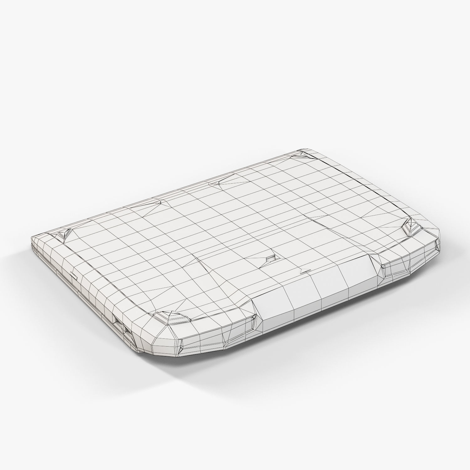 Asus ROG G750JX gaming laptop Low-poly 3D model_24