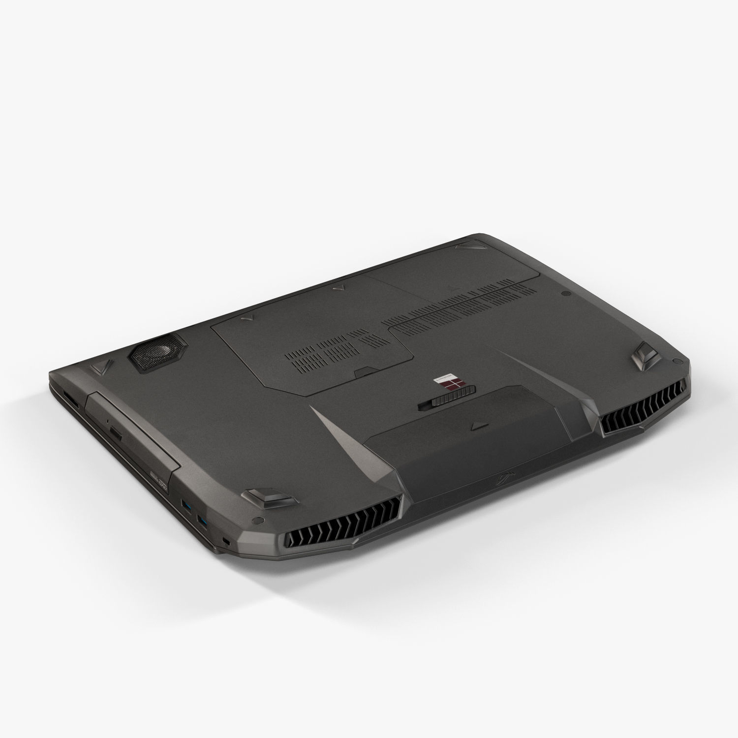 Asus ROG G750JX gaming laptop Low-poly 3D model_17