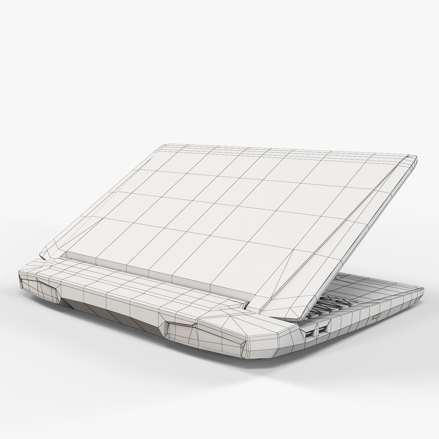 Asus ROG G750JX gaming laptop Low-poly 3D model_22