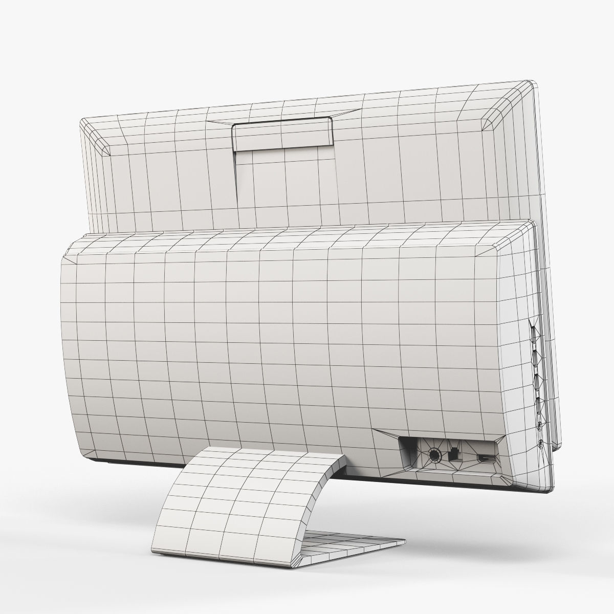 Asus Transformer AiO all-in-one PC Low-poly 3D model_20