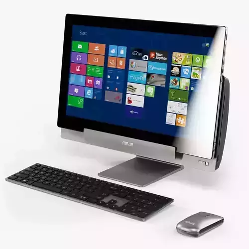 Asus Transformer AiO all-in-one PC Low-poly 3D model
