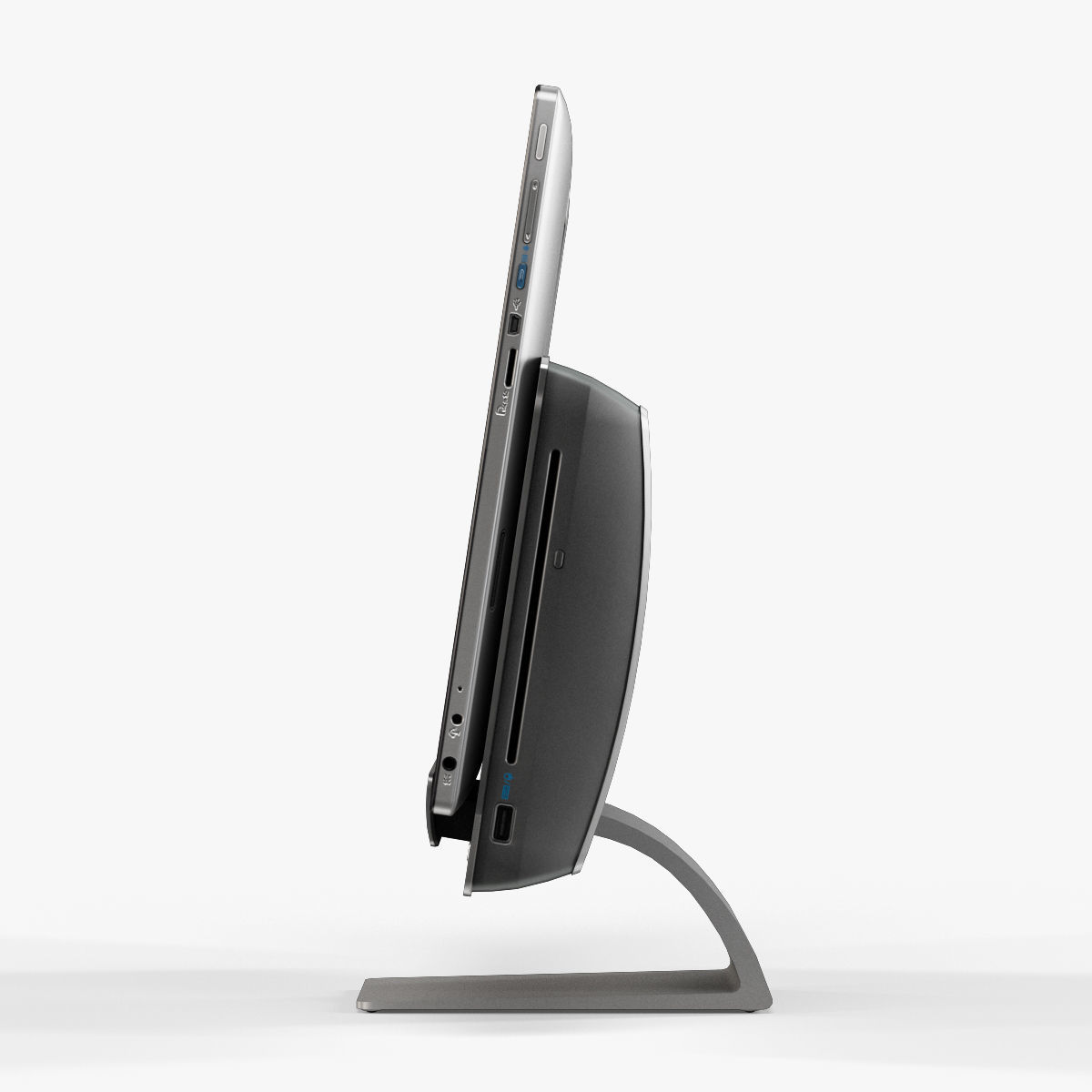 Asus Transformer AiO all-in-one PC Low-poly 3D model_8