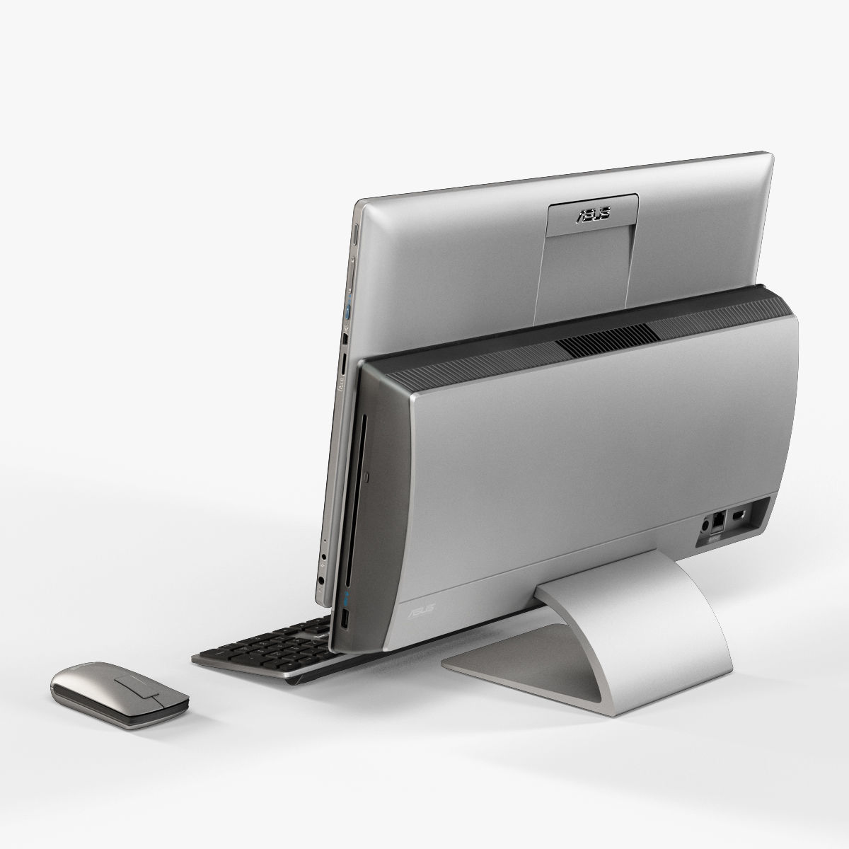 Asus Transformer AiO all-in-one PC Low-poly 3D model_5