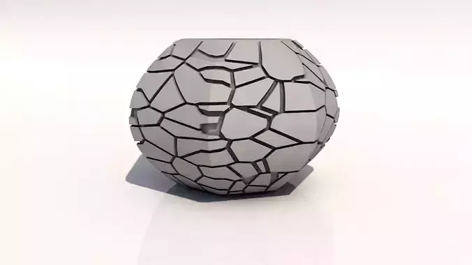 vaso voronoi v6 3d print 
